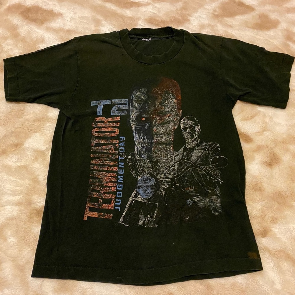 Vintage Terminator T-Shirt. Cool faded look.